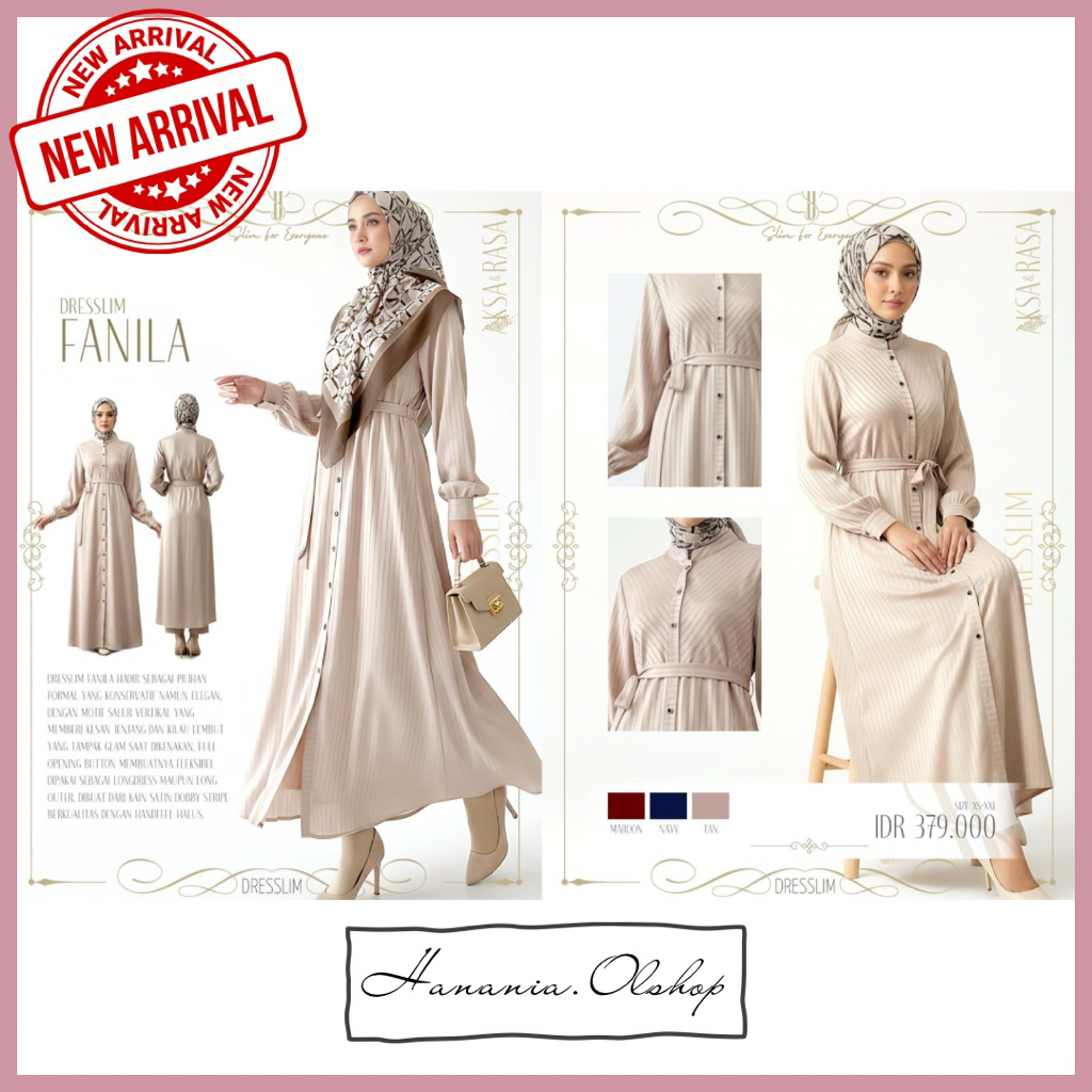 DISKON RABBANI - NEW ARIVVAL Dresslim Fanila Rabbani | gamis rabbani | gamis motif | gamis dewasa | 