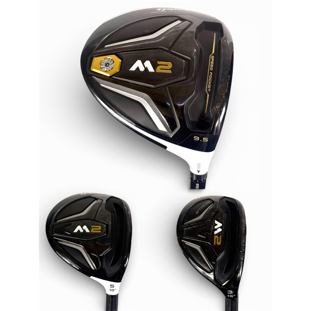 Stick Golf Driver Wood , Rescue Hybrid Taylormade M2 Second Original