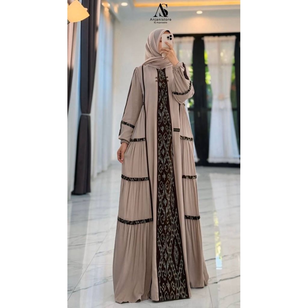 Gamis Etnik Anjani Store Twill UNIQLO