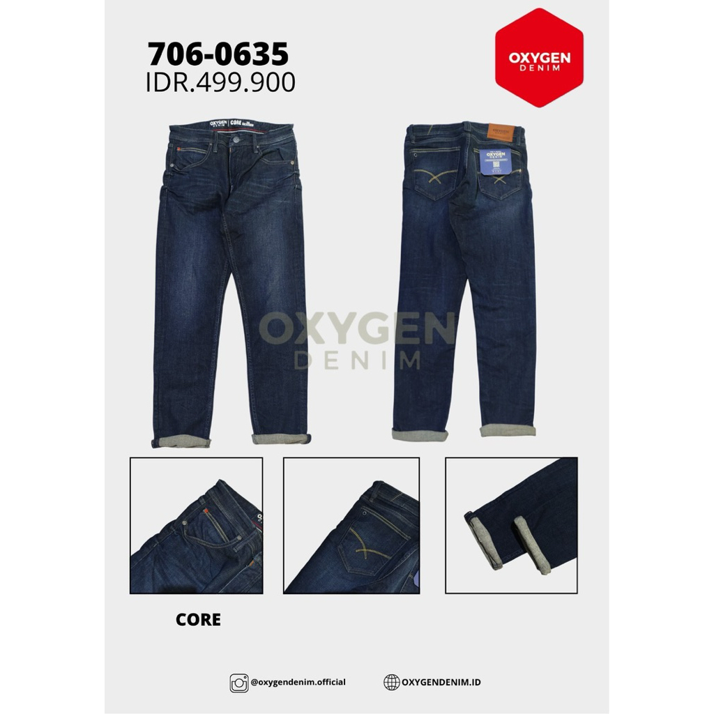 CELANA OXYGEN DENIM SLIM FIT ORIGINAL