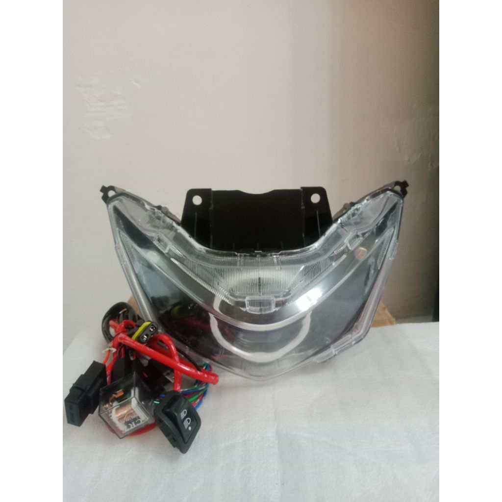 lampu billed rgb beat deluxe set saklar 3mode relay billed