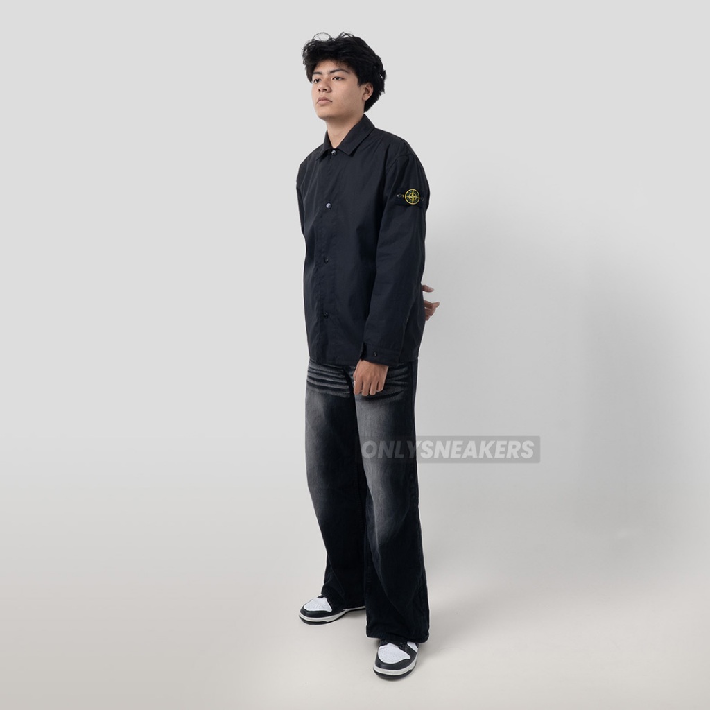 STONE ISLAND COMPASS BADGE LONG SLEEVE BLACK