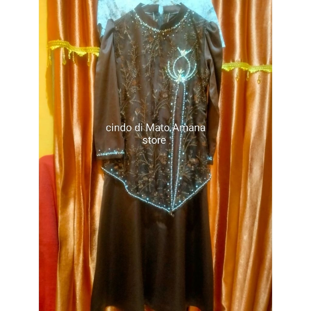 terbaru baju gamis /dres semi duyung wanita  moderen 2025 XS-XXL