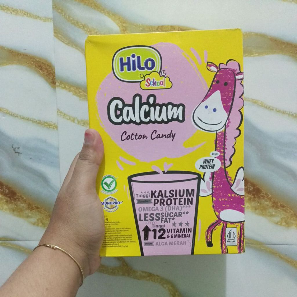 Hilo school calsium cotton candy 500gr