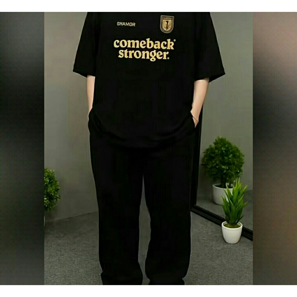 GHANIOR JERSEY black gold comeback strongers