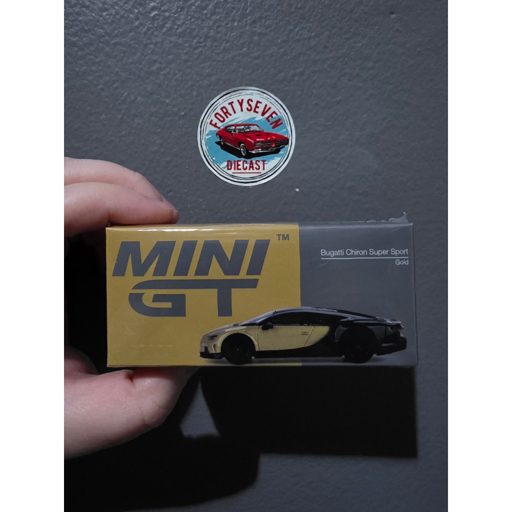 Mini GT mgt minigt 513 Bugatti Chiron Super Sport Gold MGT00513
