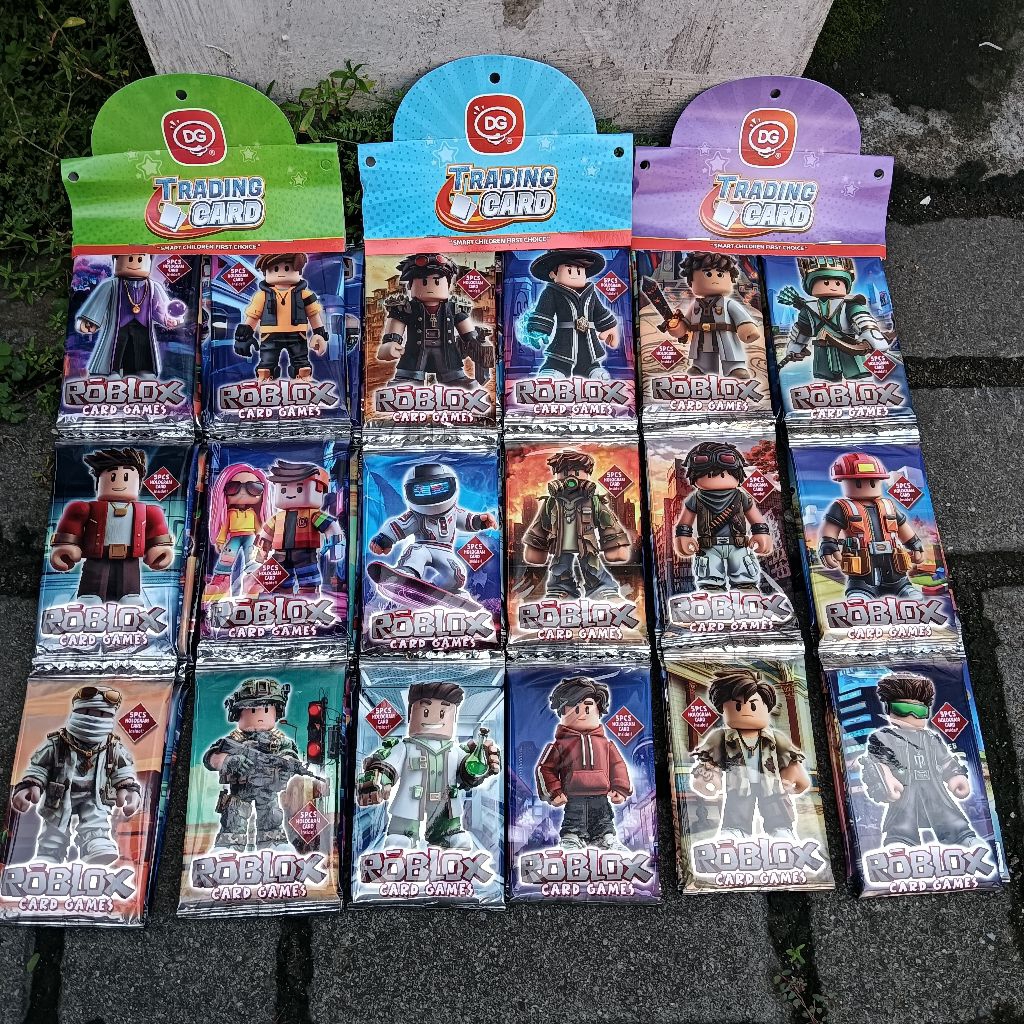 12 sachet Kartu Foil ROBLOX BOBOIBOY GALAXY BARAJU New Trading Card Game DG