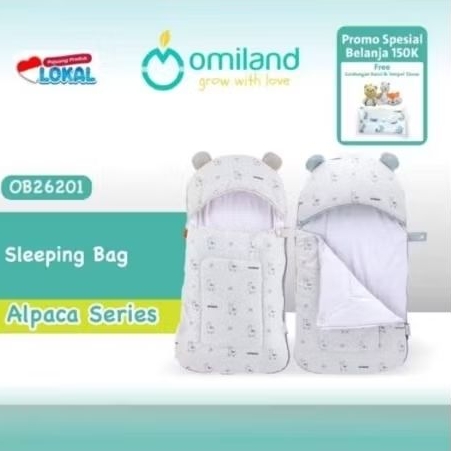 Preloved Sleeping bag/selimut bayi Omiland minus noda aja