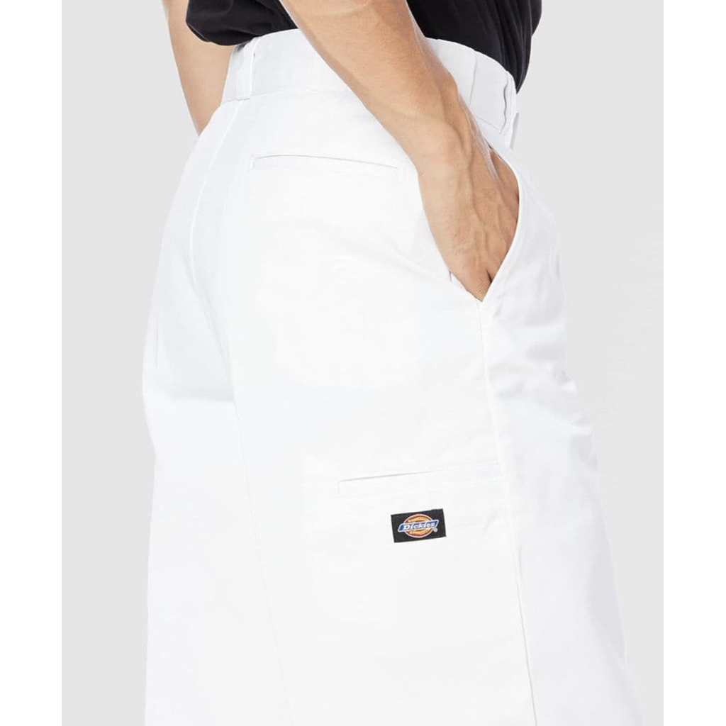 celana pendek Dickies putih double-knee size:28cm
