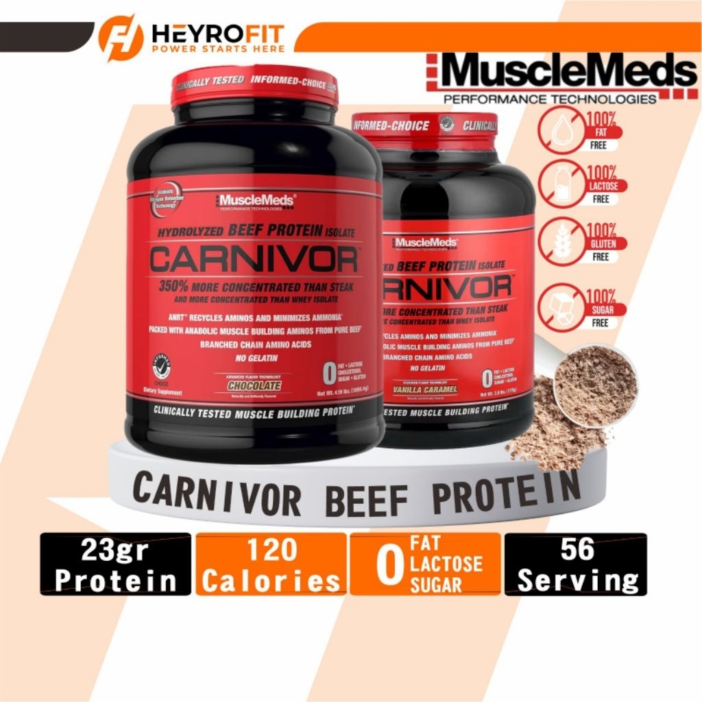 MUSCLEMEDS CARNIVOR 4lb | Carnivor Beef Protein