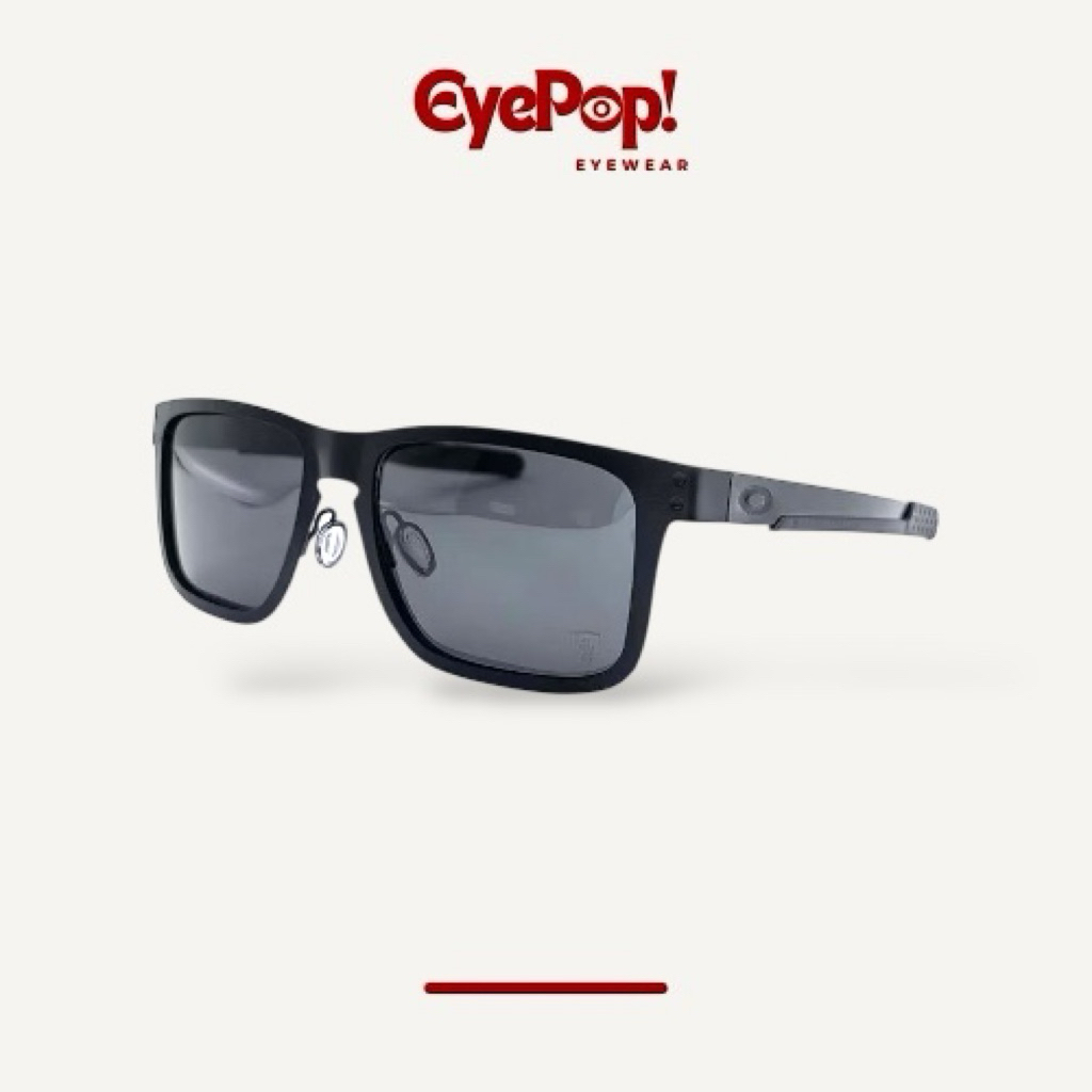 Kacamata Oakley Sunglasses Holbrook METAL OO4123 /Global / Sun /Polished Black w/ Prizm Grey