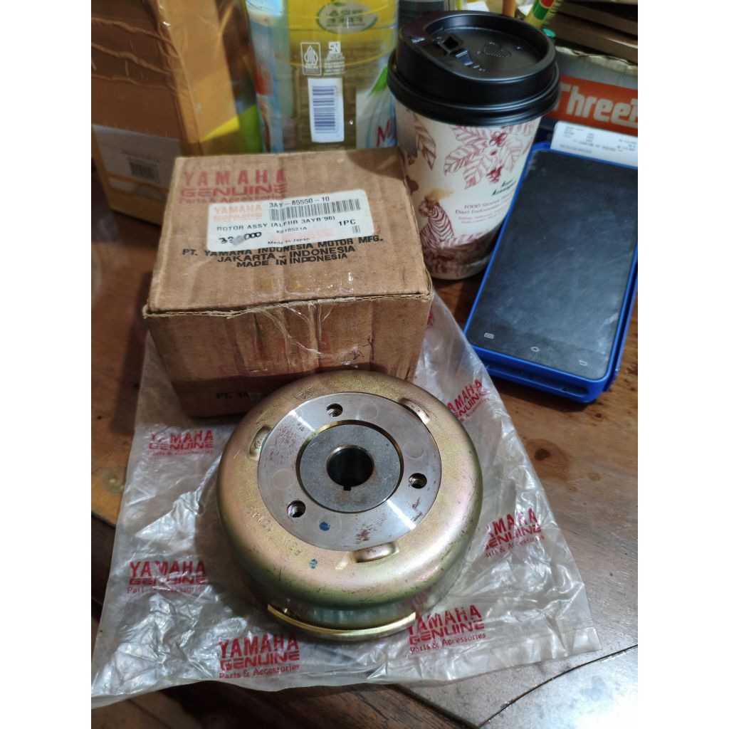 Rotor Assy Magnet Double Stater Yamaha Alfa AlfaIIR Champ Original NOS Japan 3AY-85550-10