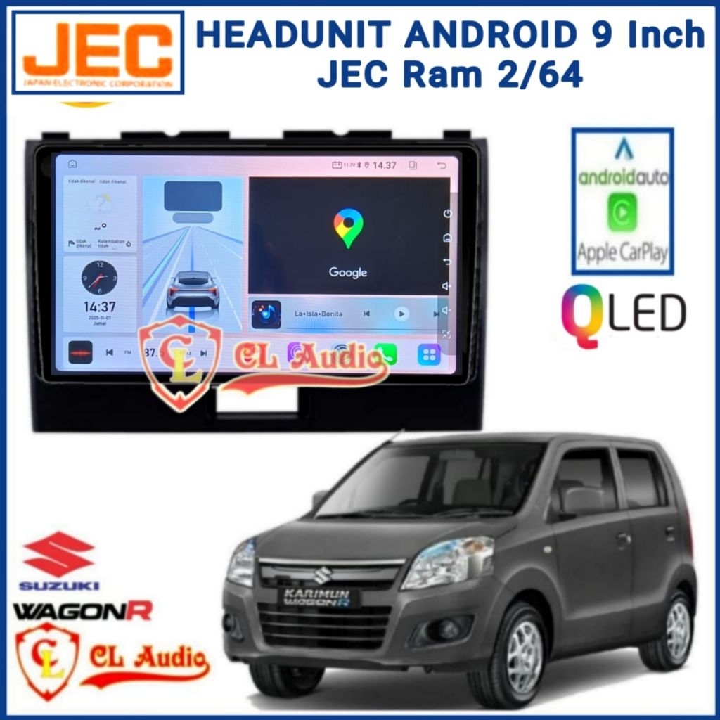 Head Unit Android JEC 9 Inch  Suzuki Karimun wagon R