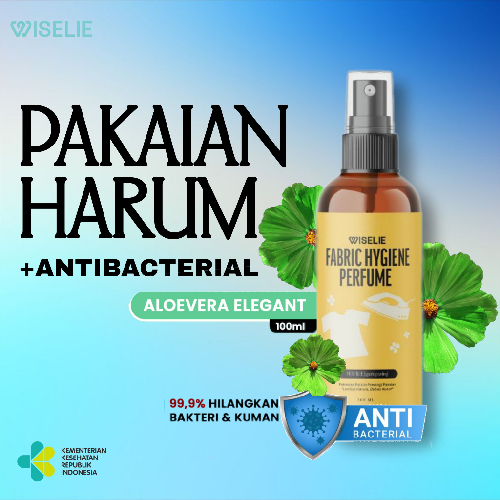Aloevera pewangi baju setrika cepat halus