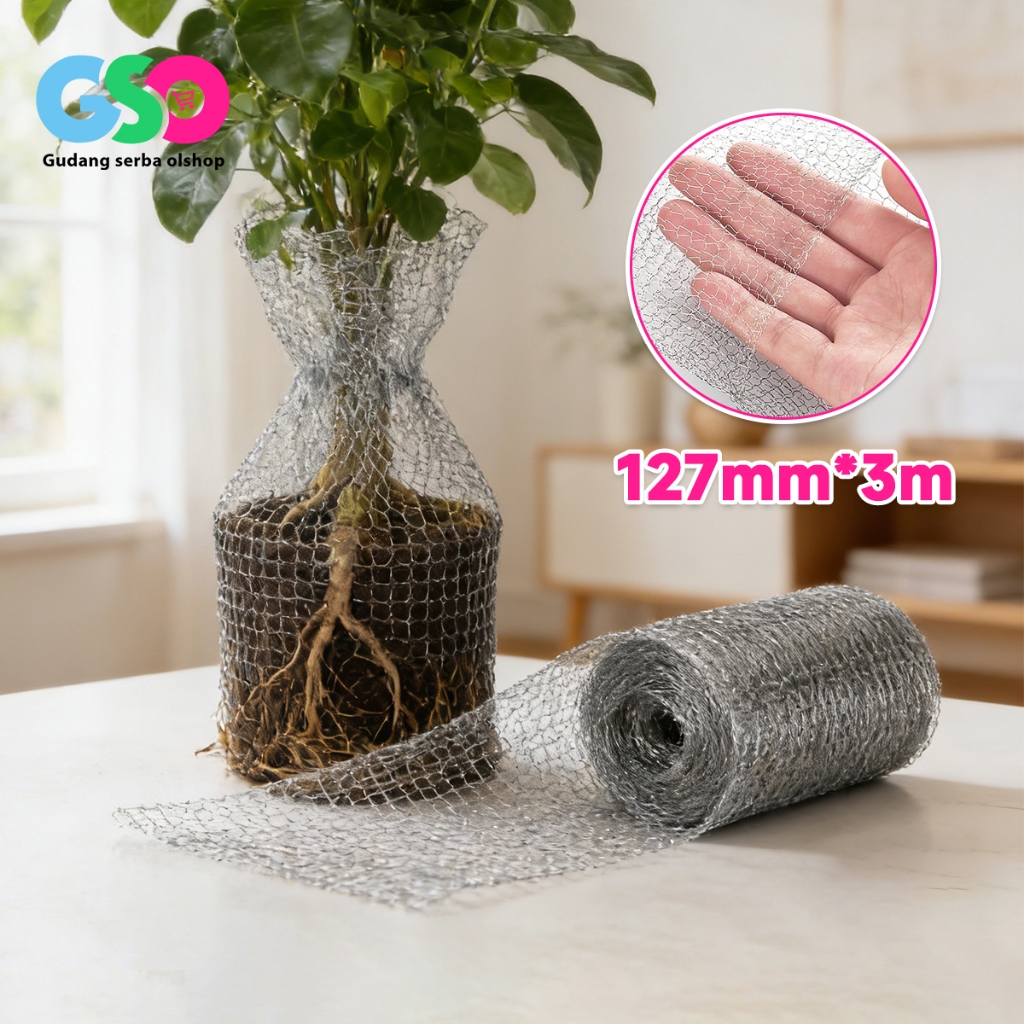 Kawat Anti Tikus Stainless Tas Jaring 304 Multifungsi Wire Mesh Kawat Ayakan 3m*127mm
