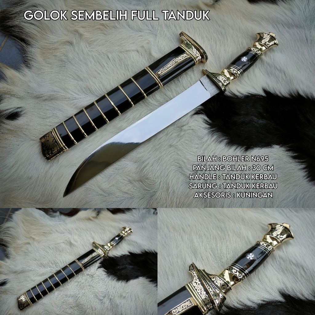sembelih full tanduk bohler n695 30 cm