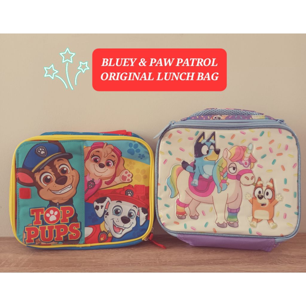 lunch bag bluey lunch bag chase paw patrol lunch bag smiggle paw patrol lunch bag karakter bluey tas
