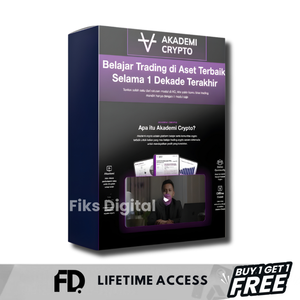 Akademi Crypto Update Terbaru 2026 Modul Lengkap Video Tutorial Trading Investasi PC