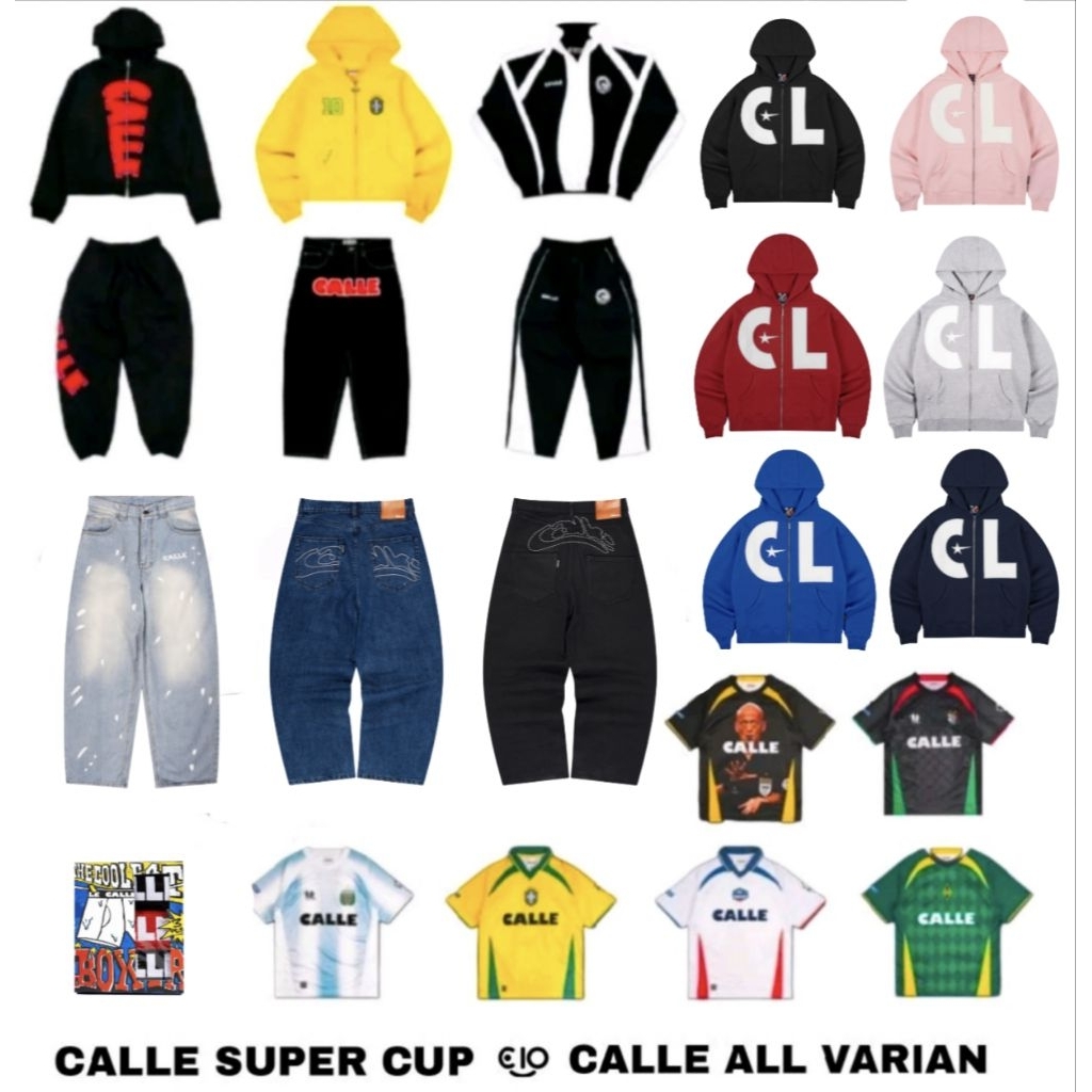 Calle de larache Zip Hoodie Pink/ Calle Sport jersey & Zip Hoodie / Black / Drak Green / Blue / Navy