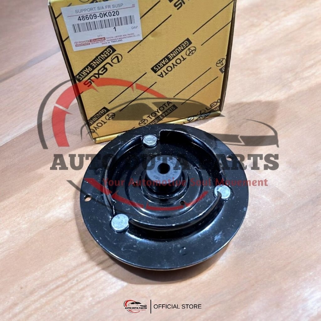SUPPORT SHOCK BREAKER DEPAN INNOVA 1PCS ORIGINAL TOYOTA GENUINE PARTS 48609-0K020