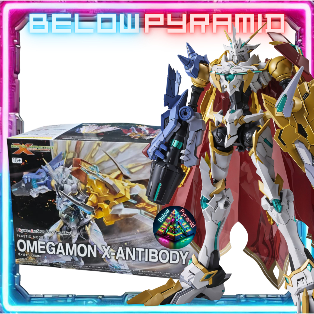 Omegamon X Antibody Digimon Figure Rise Standard Amplified Bandai 1/100 Model Kit | Omnimon Digimon 