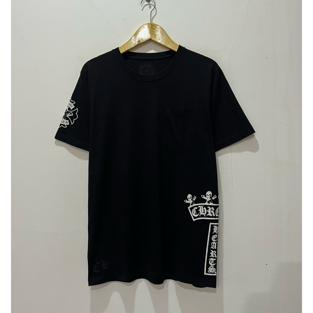 Tshirt Chrome Hearts Foti Pocket Tee / Kaos Chrome Hearts