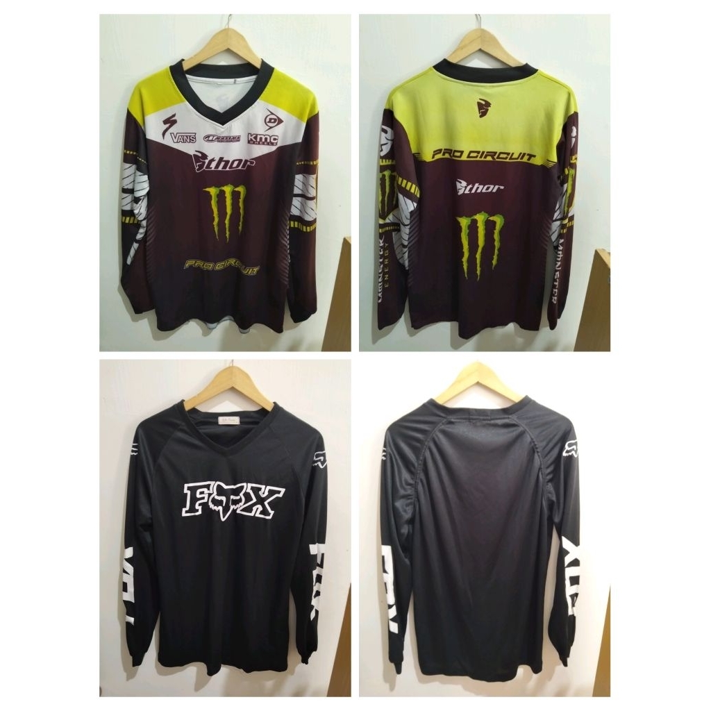 Jual borongan kaos cowok tangan panjang Olga/mancing/outdoor