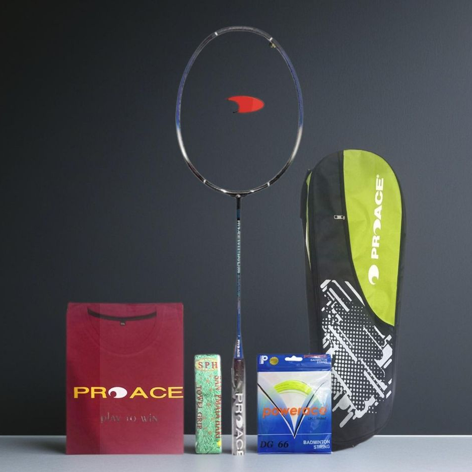Raket Badminton ProAce Sweetspot 2000 Bonus Komplit Raket Pro Ace Sweetspot 2000