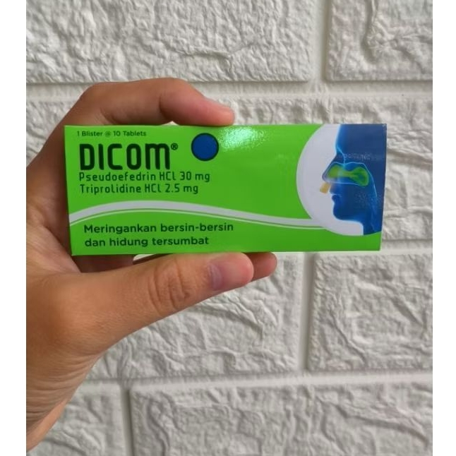 Dicom Tablet - Meringankan Bersin dan Hidung Tersumbat