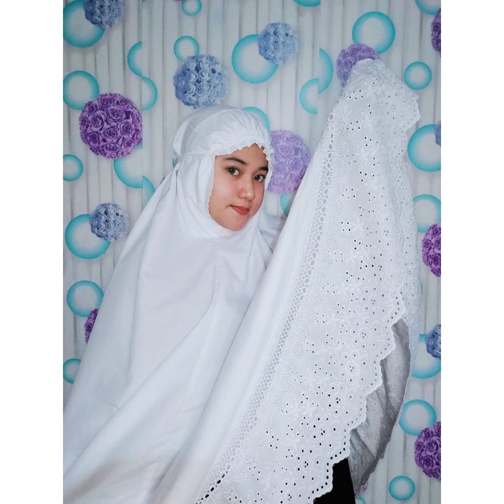 Mukena Fatimah #Mukena Fatimah#Mukena Putih #Mukena Santri#Mukena Harian#Mukena Hantaran#Mukena Mura