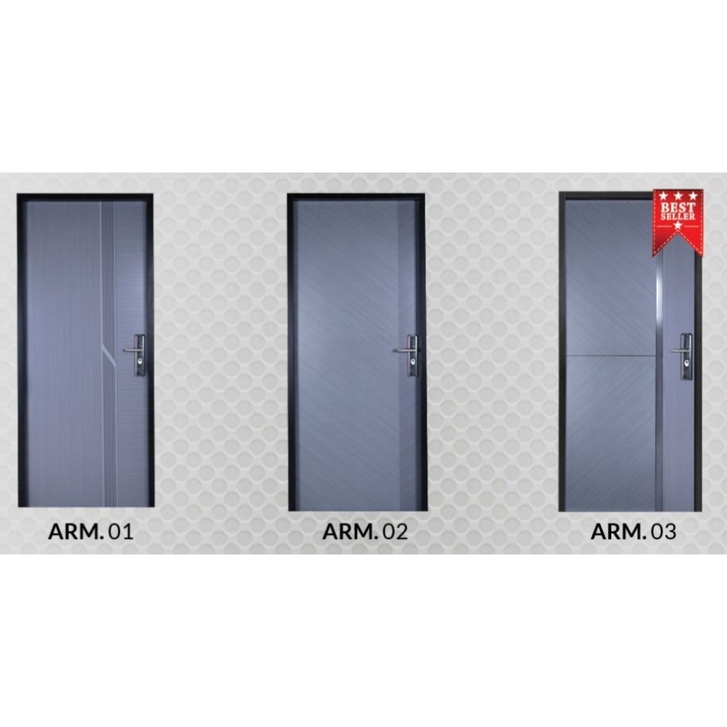 Pintu Baja Fortress Single Door Tipe Armor 01, Armor 02, Armor 03