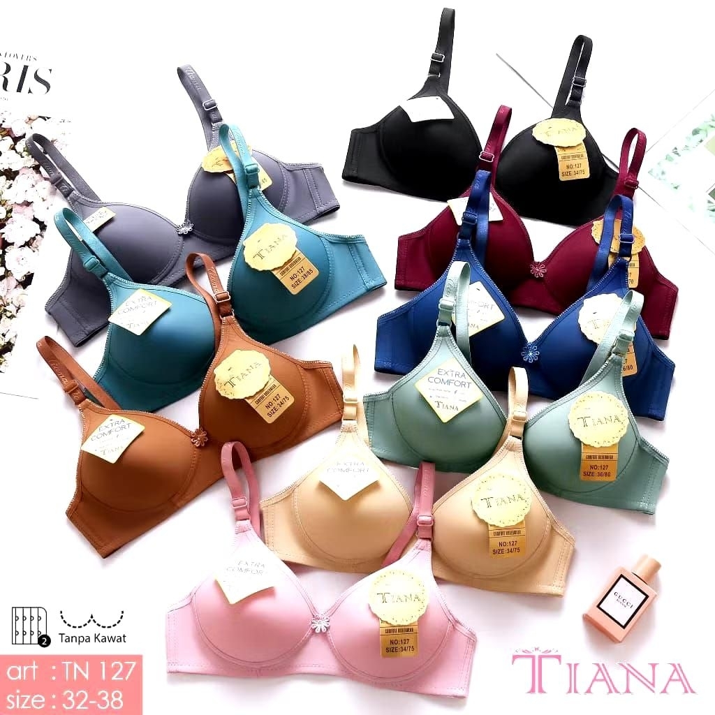 PAKET DISKON 6 PCS Bra wanita tanpa kawat busa tipis bra dewasa bh remaja tanpa kawat bh busa tipis