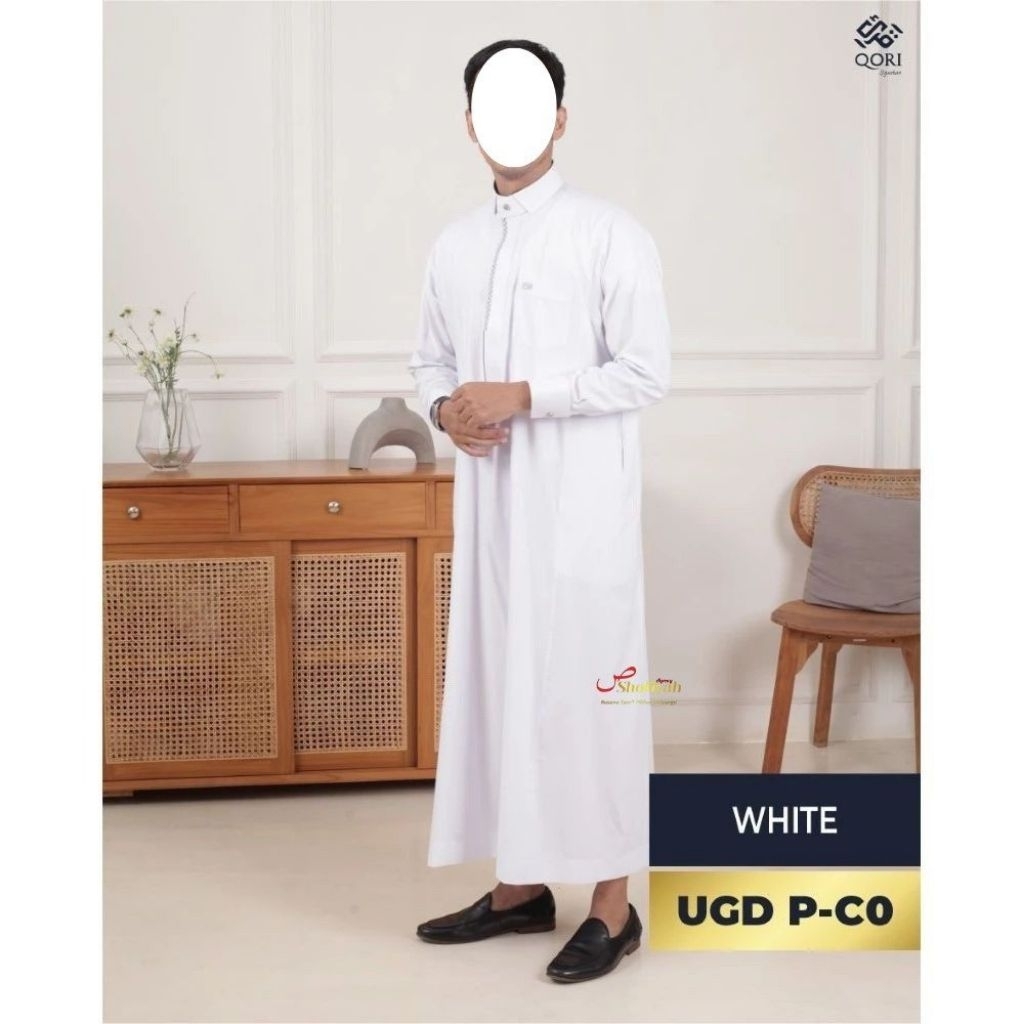 Qori Apparel Jubah / Gamis Uwais Al Qarni (Lengan Manset) UGD-2