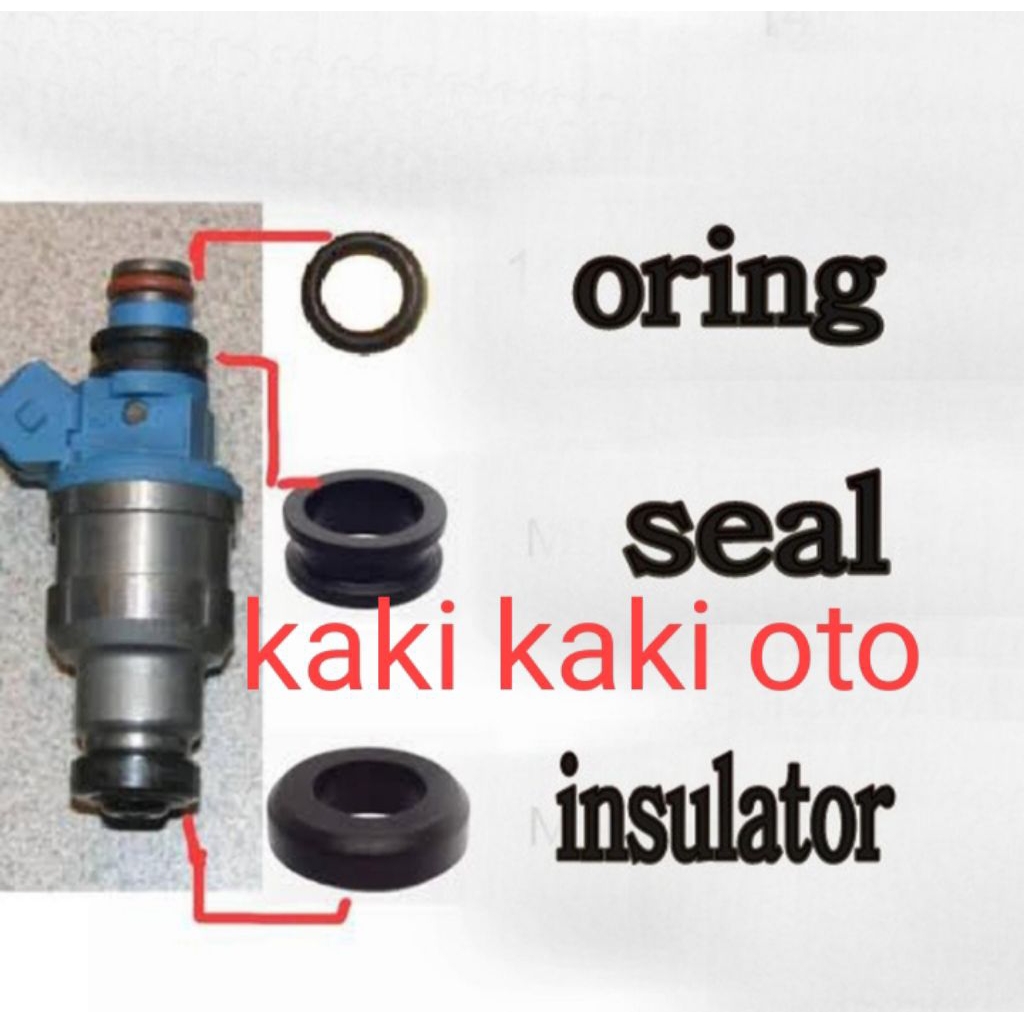 Insulator injector seal nosel injektor injector seal oring nozzle kuda bensin
