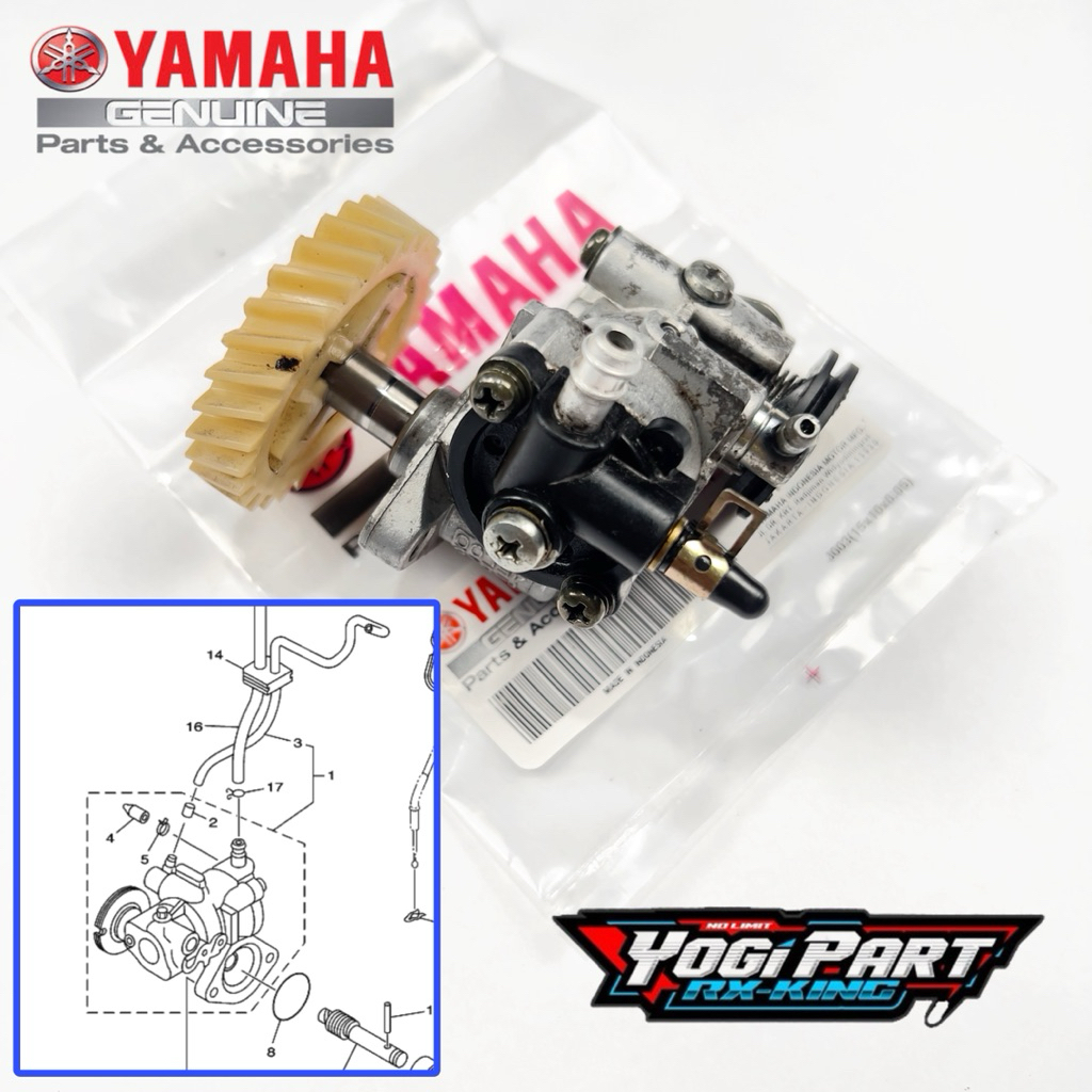 POMPA OLI YAMAHA RX KING NEW ORIGINAL