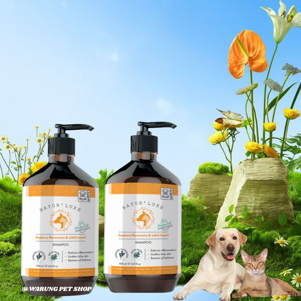 Natur Luxe Pet Shampoo / Shampoo Anjing Kucing Anti Gatal Allergi