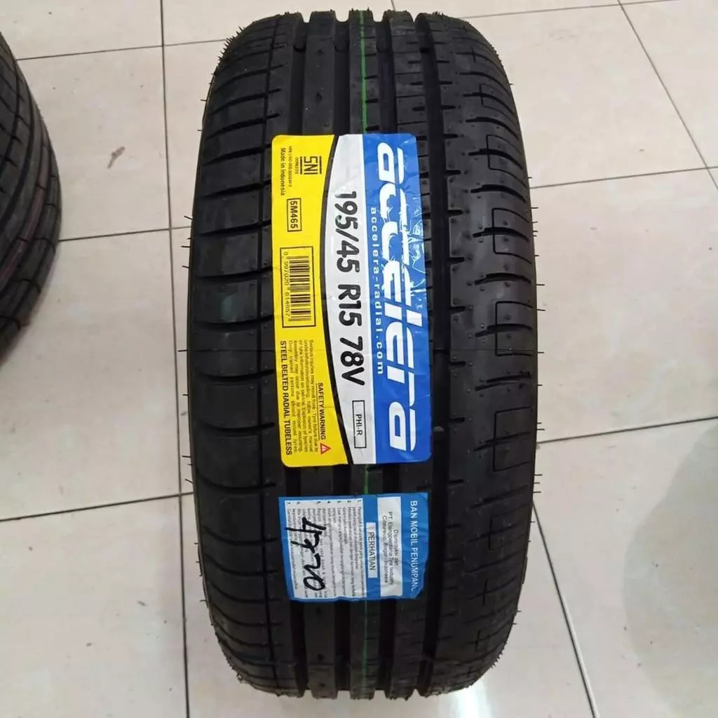 Ban Mobil Ring 15 Ukuran Ban ACCELERA PHI-R 195 45 R15 Tubeles Size 195/45 r15