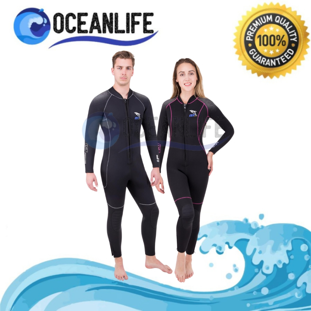 BAJU SELAM - WETSUIT JUMPSUIT 3MM WSR50 - IST