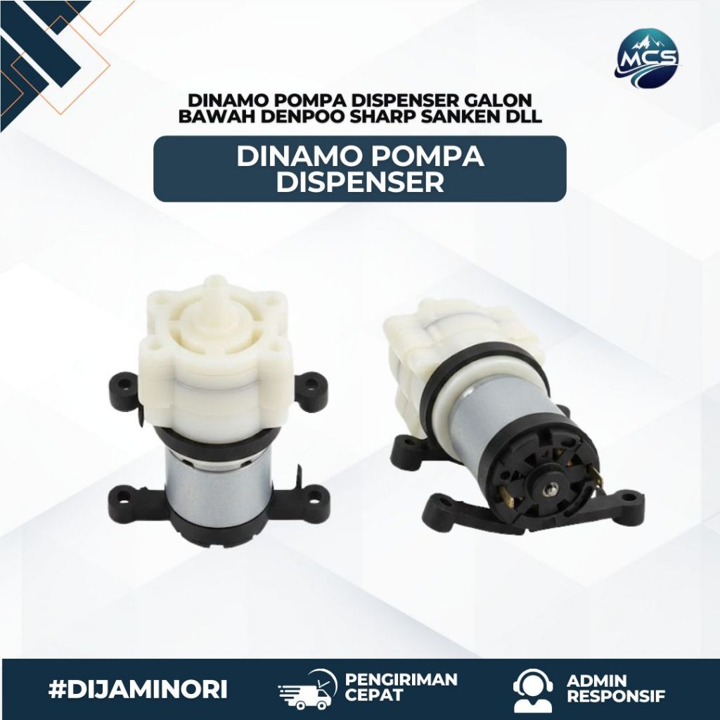 Dinamo Pompa Dispenser Galon Bawah Sanken Dll
