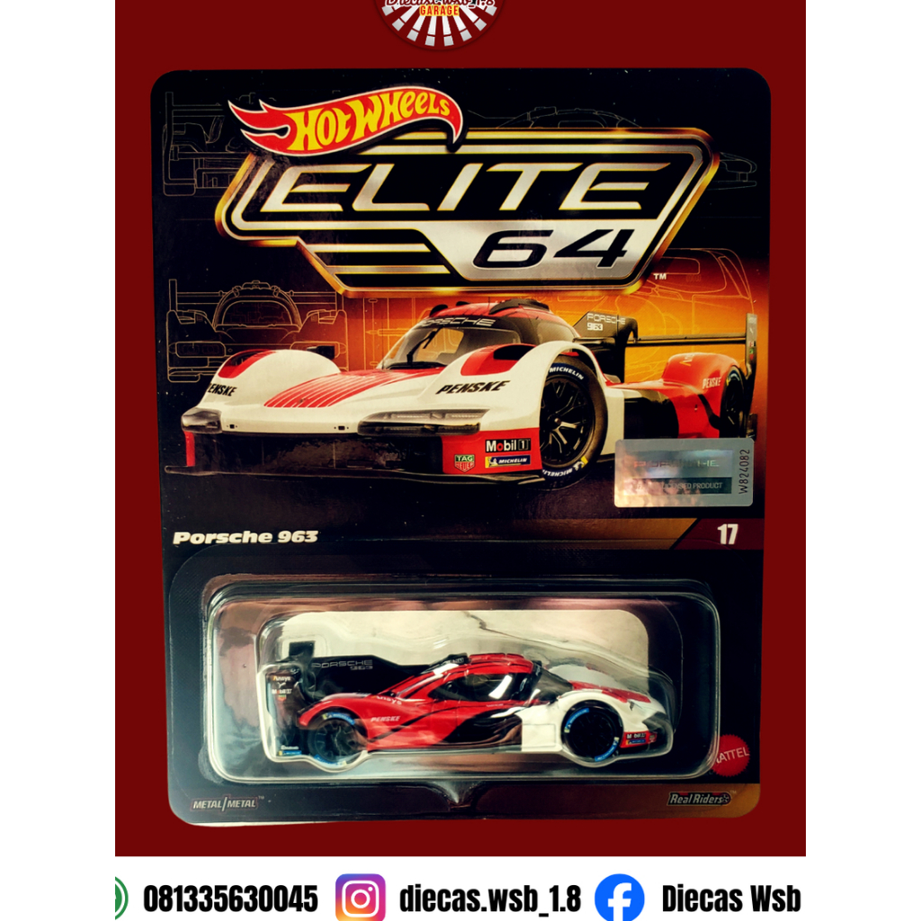 HOT WHEELS PORSCHE 963 ELITE 64