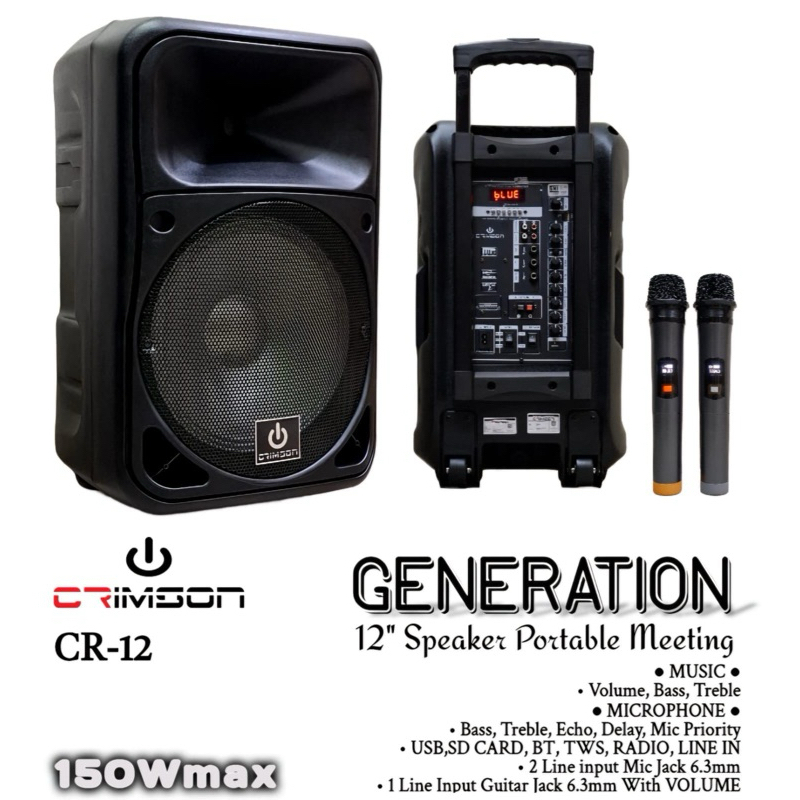 crimson CR 12 Generation Speaker Portable