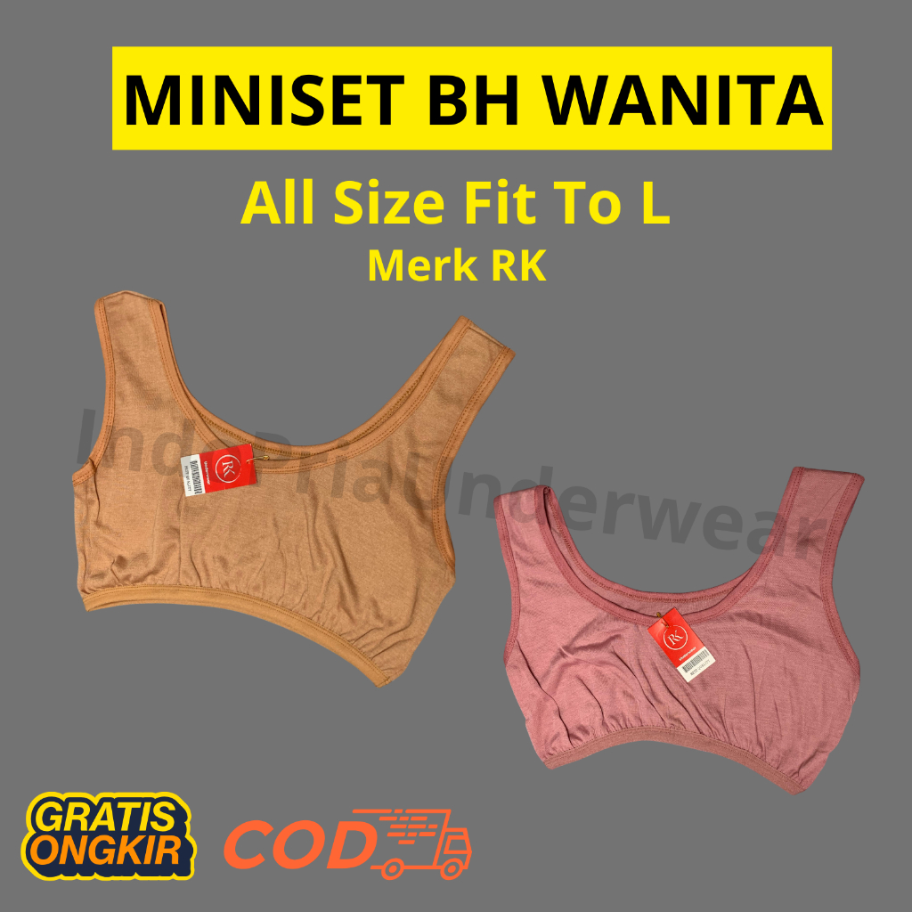 MINISET BH BRA WANITA KATUN NYAMAN RK MINISET WANITA MURAH