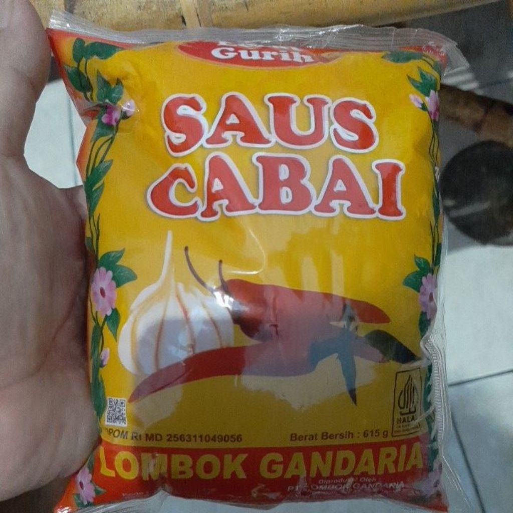 saus cabai lombok gandaria 615g