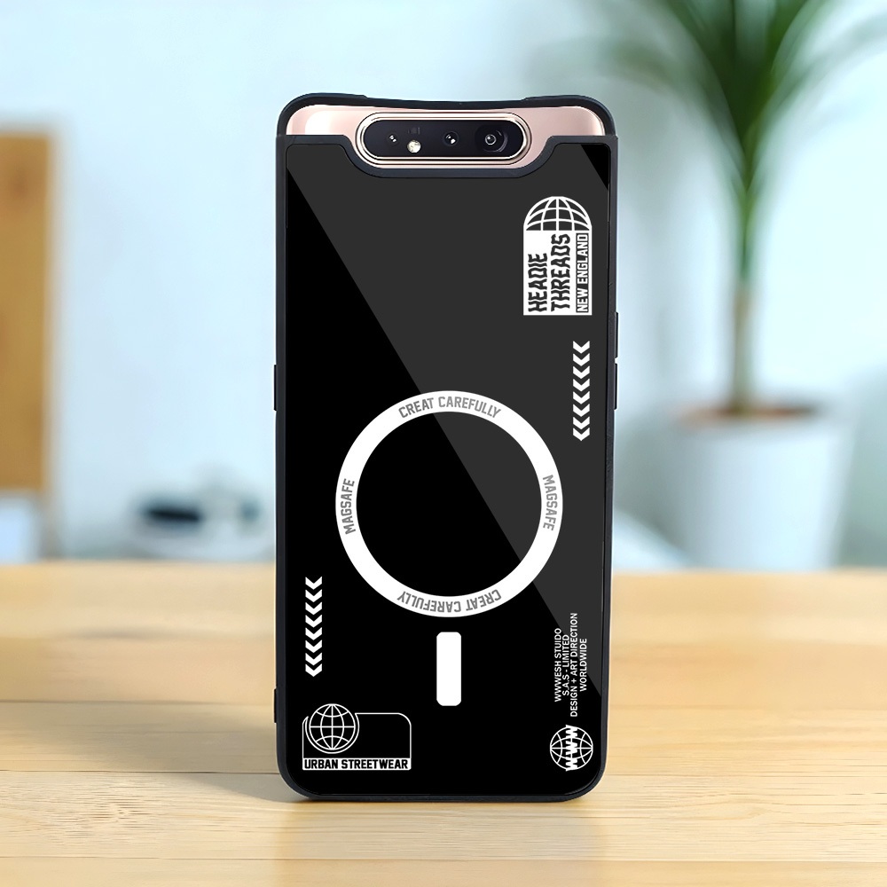 Case Glass Kilau For samsung A80 - case hp - case kilau samsung a80 - Casing Handphone samsung A80 [