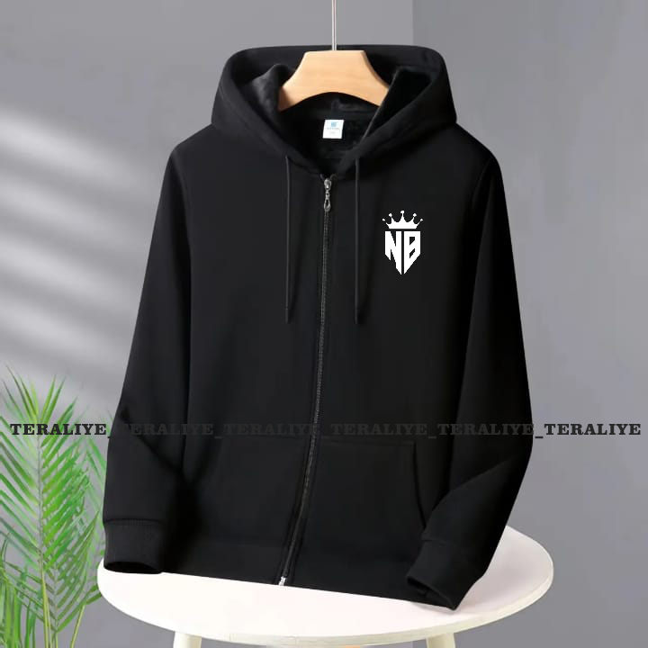 Jaket Hoodie Zipper NB Bahan Katun Twil SIZE M L XL XXL 3XL Modis Dan Trendy 2026