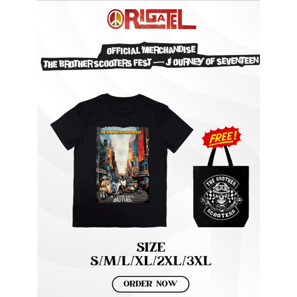 The Brother Scooter – Journey of Seventeen (Official Event T-Shirt)