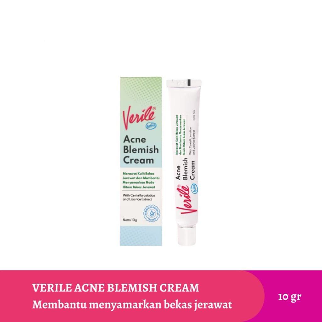 VERILE Acne Blemish Cream Memudarkan Bekas Jerawat