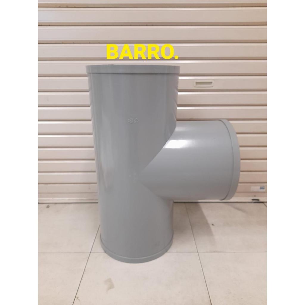 Tee PVC 10 " Inch DN250 Tipe AW