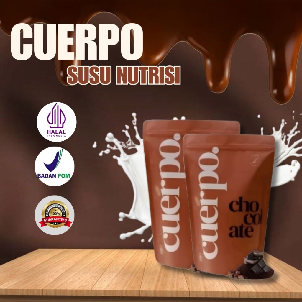 (PAKET HEMAT 2 PCS) Cuerpo Susu Penggemuk Badan Tinggi Protein Original Halal Bpom