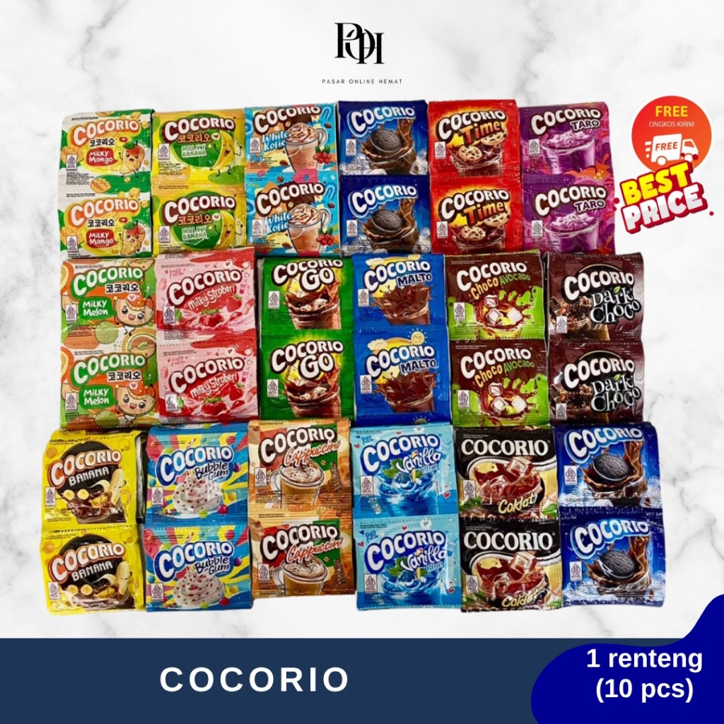 Cocorio Minuman Sachet Renceng 10pcs
